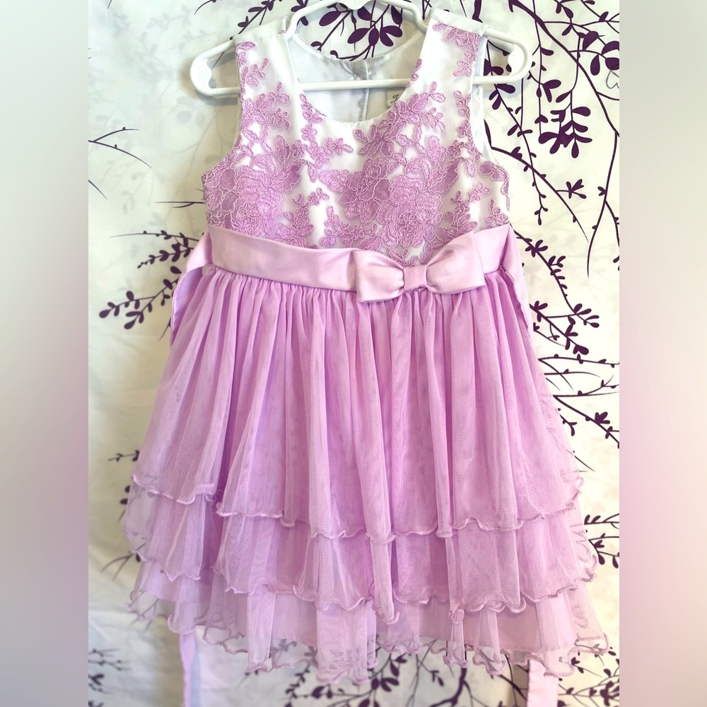 Jona Michelle 3T purple dress
